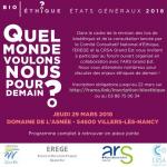Etats Généraux de la Bioéthique - 29 mars 2018 à Villers-Lès-Nancy Etats Généraux de la Bioéthique - 29 mars 2018 à Villers-Lès-Nancy