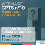 Webinaire n°10 - Préparation du Forum Dr Junior Alsace - 5 mai 2026 de 12h15 à 13h30